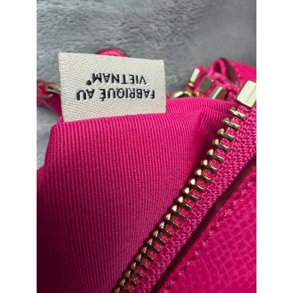 Coach Mini Christie Carryall Leather Shoulder HandBag Hot Pink